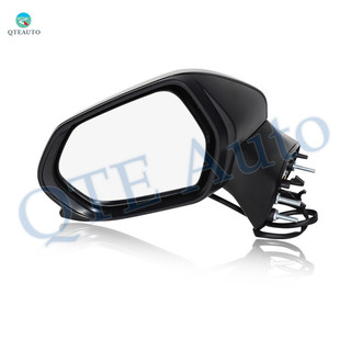 Left Driver Side Mirror, Power Non-Heated Paintable Manual Folding View Mirror For 2018-2024 Toyota Camry