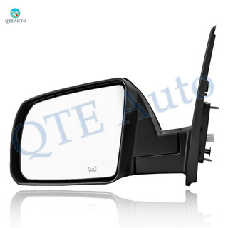 Left Driver Side Power Heated Foldaway View Mirror Black Textured For 2007-2013 Toyota Tundra