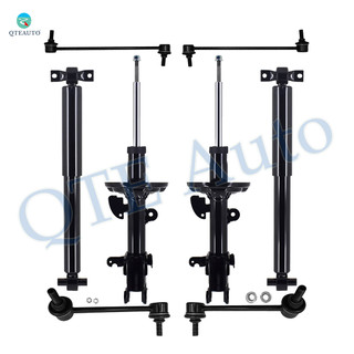 Set of 8 Front Sway Bar Link-Suspension Strut Assembly-Rear Sway Bar Link-Shock Absorber For 2009-2015 Honda Pilot