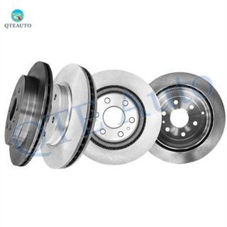 Set of 4 Front 325mm-Rear 331mm Brake Disc Rotors For 2009-2017 Chevrolet Traverse