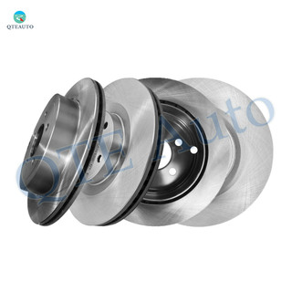 Set of 4 Front 320mm-Rear 302mm Brake Disc Rotors For 2007-2010 Ford Edge