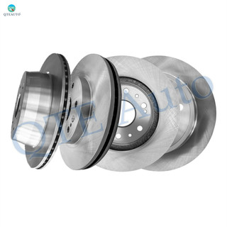 Set of 4 Front 330mm-Rear 345mm Brake Disc Rotors For 2014-2018 Chevrolet Silverado 1500