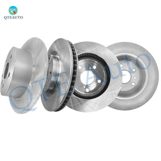 Set of 4 Front 296mm-Rear 281mm Brake Disc Rotors For 2008-2011 Toyota Avalon