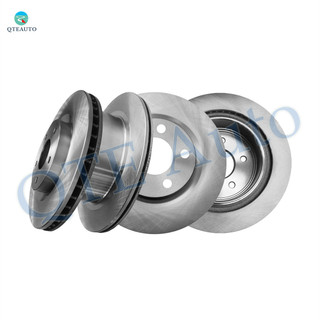 Set of 4 Front 296mm-Rear 292mm Brake Disc Rotors For 2014 2015 Nissan Rogue Select S 5 Stud Wheel