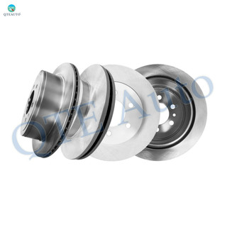 Set of 4 Front 330mm-Rear 348mm Brake Disc Rotors For 2006-2008 Lincoln Mark LT