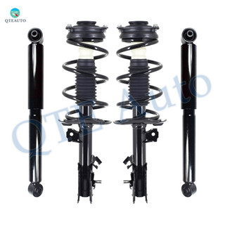 Set of 4 Front Quick Complete Strut-Rear Shock For 2014 2015 Nissan Rogue Select FWD
