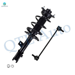 Front Left Sway Bar Link-Quick Complete Strut-Coil Spring Assembly For 2014 2015 Hyundai Tucson