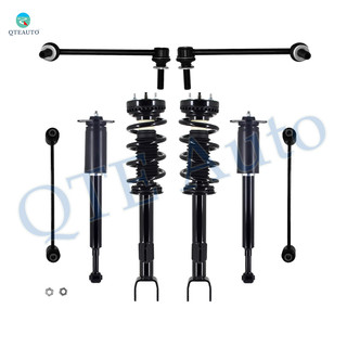 Set of 8 Front Sway Bar Link-Quick Complete Strut-Coil Spring Assembly-Rear Sway Bar Link-Complete Shock Absorber Kit For 2011 Dodge Challenger RWD
