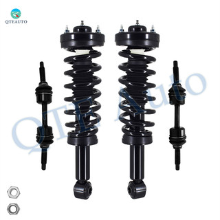 Set of 4 Front Sway Bar Link-Quick Complete Strut-Coil Spring Assembly For 2009-2013 Ford F-150