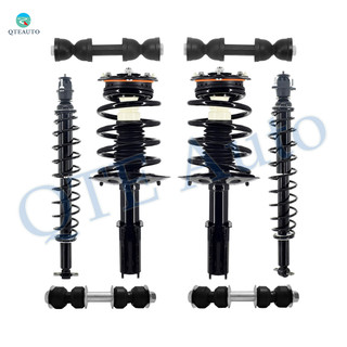 Set of 8 Front Sway Bar Link-Quick Complete Strut-Coil Spring Assembly-Rear Sway Bar Link-Shock Absorber Conversion Kit For 2000-2005 Buick Lesabre Set of 8 Front Sway Bar Link-Quick Complete Strut-Coil Spring Assembly-Rear Sway Bar Link-Shock Absorber Conversion Kit For 2000-2005 Buick Lesabre