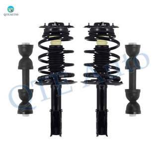 Set of 4 Front Sway Bar Link-Quick Complete Strut-Coil Spring Assembly For 1990-1999 Buick Lesabre