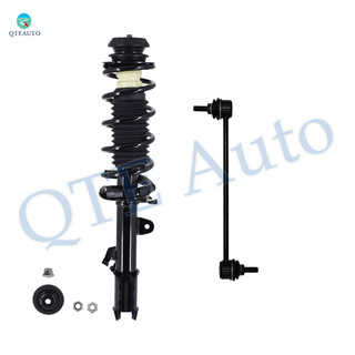 Set of 4 Front Sway Bar Link-Quick Complete Strut-Coil Spring Assembly For 2014-2019 Nissan Versa Note