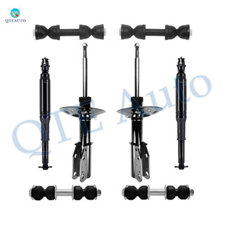 Set of 8 Front Sway Bar Link-Suspension Strut Assembly-Rear Sway Bar Link-Complete Shock Absorber Kit For 2001-2003 Oldsmobile Aurora