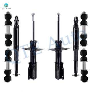 Set of 8 Front Sway Bar Link-Suspension Strut Assembly-Rear Sway Bar Link-Complete Shock Absorber Kit For 2000-2005 Pontiac Bonneville