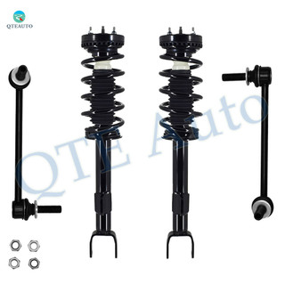 Set of 4 Front Sway Bar Link-Quick Complete Strut-Coil Spring Assembly For 2011 2012 2015-2019 Chrysler 300