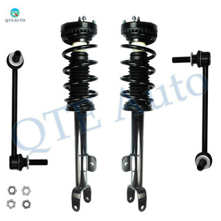 Set of 4 Front Sway Bar Link-Quick Complete Strut-Coil Spring Assembly For 2012-2014 Dodge Challenger