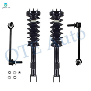 Set of 4 Front Sway Bar Link-Quick Complete Strut-Coil Spring Assembly For 2006-2010 Dodge Charger