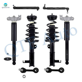 Set of 8 Front Sway Bar Link-Quick Complete Strut-Coil Spring Assembly-Rear Sway Bar Link-Complete Shock Absorber Kit For 2012-2016 Buick Lacrosse AWD