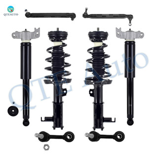 Set of 8 Front Sway Bar Link-Quick Complete Strut-Coil Spring Assembly-Rear Sway Bar Link-Complete Shock Absorber Kit For 2012-2016 Buick Lacrosse FWD