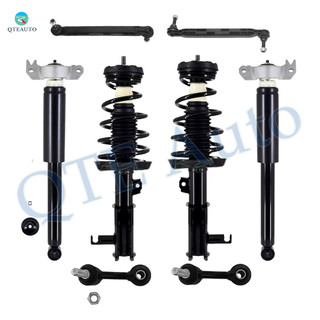 Set of 8 Front Sway Bar Link-Quick Complete Strut-Coil Spring Assembly-Rear Sway Bar Link-Complete Shock Absorber Kit For 2012-2017 Buick Regal