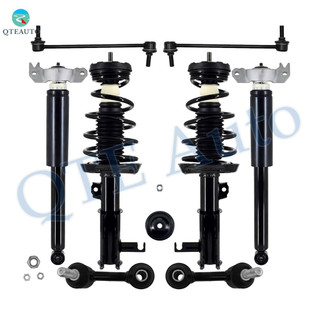 Set of 8 Front Sway Bar Link-Quick Complete Strut-Coil Spring Assembly-Rear Sway Bar Link-Complete Shock Absorber Kit For 2012-2017 Buick Regal