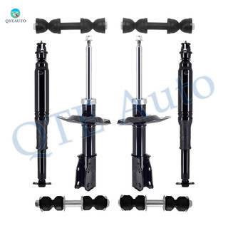 Set of 8 Front Sway Bar Link-Suspension Strut Assembly-Rear Sway Bar Link-Complete Shock Absorber Kit For 1995 1996 Buick Riviera