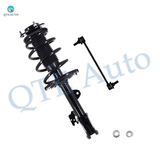 Front Left Sway Bar Link-Quick Complete Strut-Coil Spring Assembly For 2009 2010 Toyota Highlander
