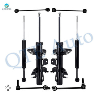 Set of 8 Front Sway Bar Link-Suspension Strut Assembly-Rear Sway Bar Link-Shock Absorber For 2016 Chrysler 300 Monotube