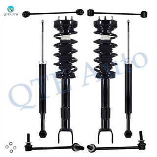 Set of 8 Front Sway Bar Link-Quick Complete Strut-Coil Spring Assembly-Rear Sway Bar Link-Shock Absorber For 2011 2012 2015-2019 Chrysler 300 Limited