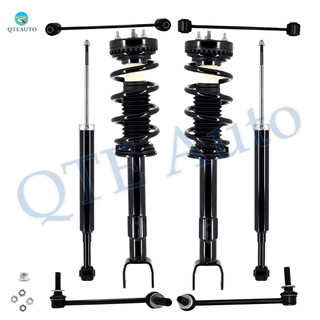 Set of 8 Front Sway Bar Link-Quick Complete Strut-Coil Spring Assembly-Rear Sway Bar Link-Shock Absorber For 2012-2020 Chrysler 300