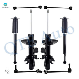 Set of 8 Front Sway Bar Link-Suspension Strut Assembly-Rear Sway Bar Link-Complete Shock Absorber Kit For 2016 Chrysler 300
