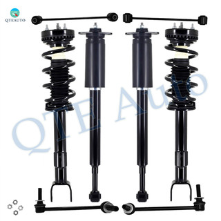 Set of 8 Front Sway Bar Link-Quick Complete Strut-Coil Spring Assembly-Rear Sway Bar Link-Complete Shock Absorber Kit For 2012-2020 Chrysler 300