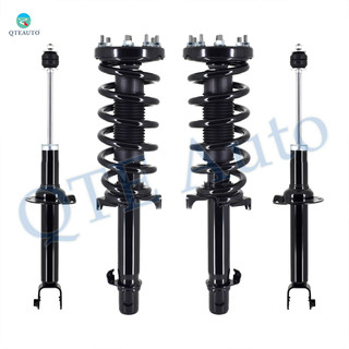 Set Front Quick Complete Strut-Coil Spring-Rear Strut For 2009-2014 Acura Tsx 6MT