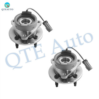 Pair of 2 Front Wheel Hub Bearing Assembly For 2005 2006 Pontiac Pursuit with 4 Stud Hub