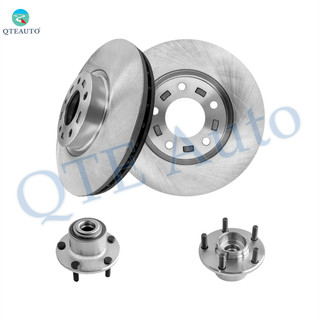 Set of 4 Front 300mm Brake Disc Rotors-Wheel Hub Bearing Assembly For 2004 2005 Mazda 3