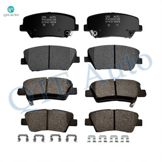 Set of 8 Front-Rear Ceramic Brake Pad Kit For 2012-2017 Hyundai Azera
