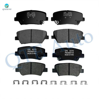 Set of 8 Front-Rear Ceramic Brake Pad Kit For 2012-2017 Hyundai Azera Base, Limited