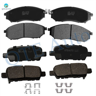 Set of 8 Front-Rear Ceramic Brake Pad Kit For 2014 Nissan Murano
