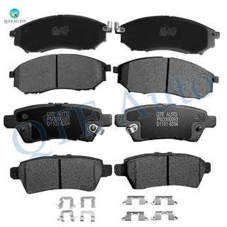 Set of 8 Front-Rear Ceramic Brake Pad Kit For 2008-2012 Nissan Pathfinder