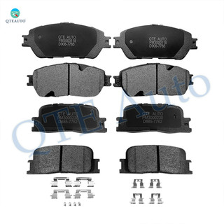Set of 8 Front-Rear Ceramic Brake Pad Kit For 2005 2006 Toyota Camry Japan Built