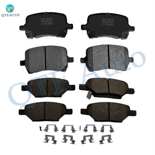 Set of 8 Front-Rear Ceramic Brake Pad Kit For 2008-2012 Chevrolet Malibu