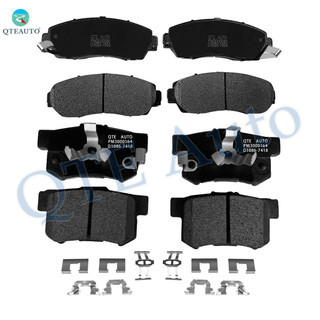 Set of 8 Front D1521 7994-Rear Ceramic Brake Pad Kit For 2010-2012 Acura RDX
