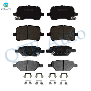 Set of 8 Front-Rear Ceramic Brake Pad Kit For 2007 Pontiac G5 GT