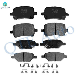 Set of 8 Front-Rear Ceramic Brake Pad Kit For 2008 Chevrolet Cobalt