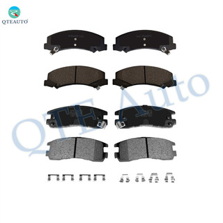 Set of 8 Front D1159 8269-Rear Ceramic Brake Pad Kit For 2006-2010 Chevrolet Impala