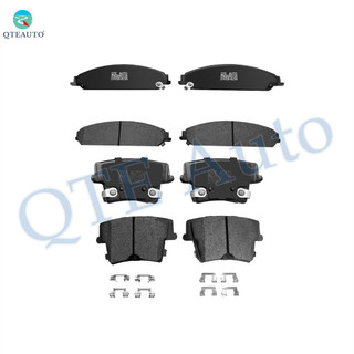 Set of 8 Front-Rear Ceramic Brake Pad Kit For 2009-2011 Dodge Challenger R/T