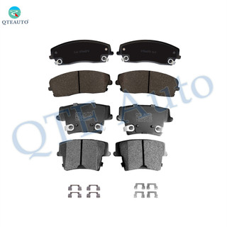 Set of 8 Front-Rear Ceramic Brake Pad Kit For 2010 Dodge Charger RWD
