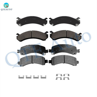 Set of 8 Front-Rear Ceramic Brake Pad Kit For 2006-2017 Chevrolet Express 3500