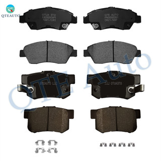 Set of 8 Front-Rear D537 7418 Ceramic Brake Pad Kit For 2013 2014 Acura ILX