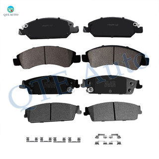 Set of 8 Front-Rear Ceramic Brake Pad Kit For 2014 GMC Yukon